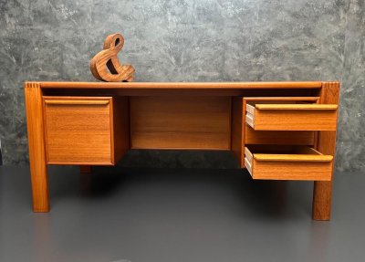 Dänischer Schreibtisch GV Møbler Teak 60er Mid-Century 162x75 cm