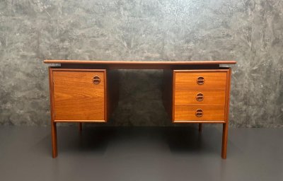 Arne Vodder Schreibtisch Teak 130 cm Gasvig Møbler 1960er