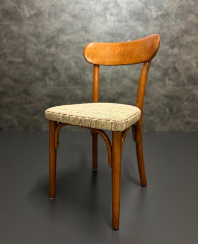 Original Thonet Stuhl 1930 Bugholz gepolstert
