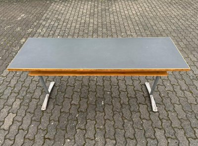 Ferdinand Kramer Vintage Schreibtisch Uni Frankfurt 165x55cm