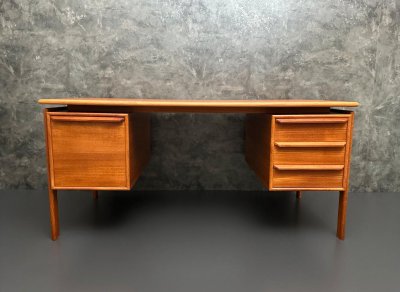 Arne Vodder Teak Schreibtisch Gasvig Møbler 150x75 cm
